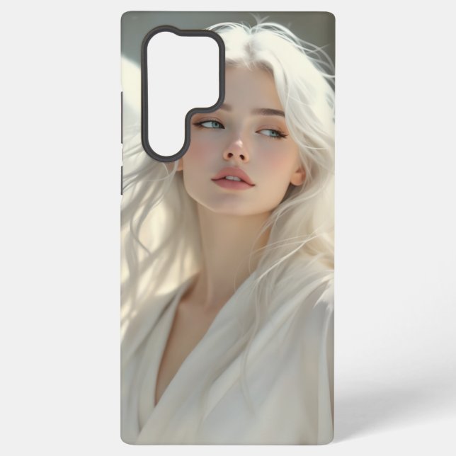 Luminous Guardian - Engel der Silberdämmerung Samsung Galaxy Hülle (Rückseite)