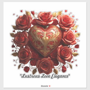 "Luminous Heart Symphony" Aufkleber