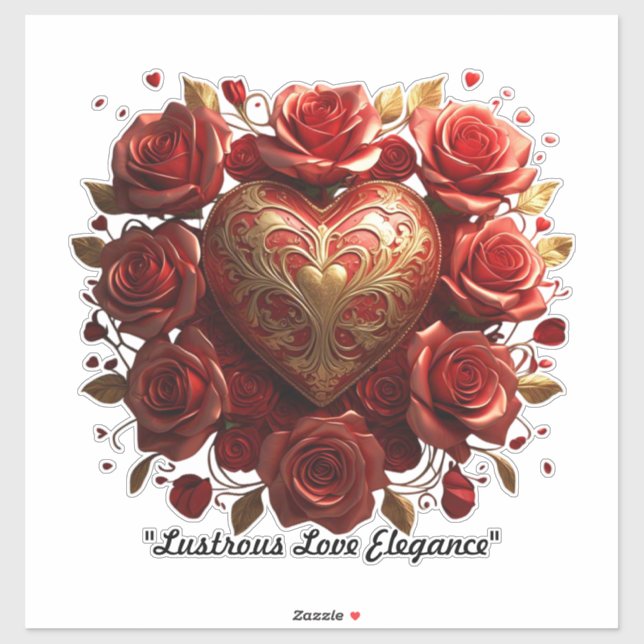 "Luminous Heart Symphony" Aufkleber (Blatt)