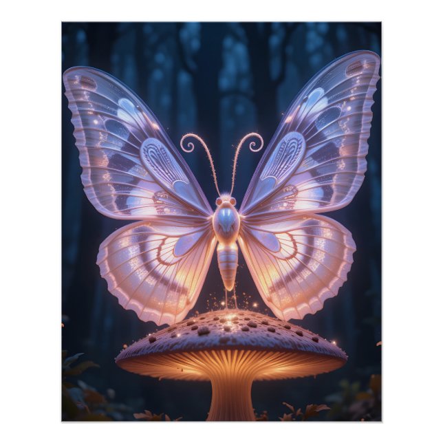 Luminous Lace Moth Poster (Vorderseite)