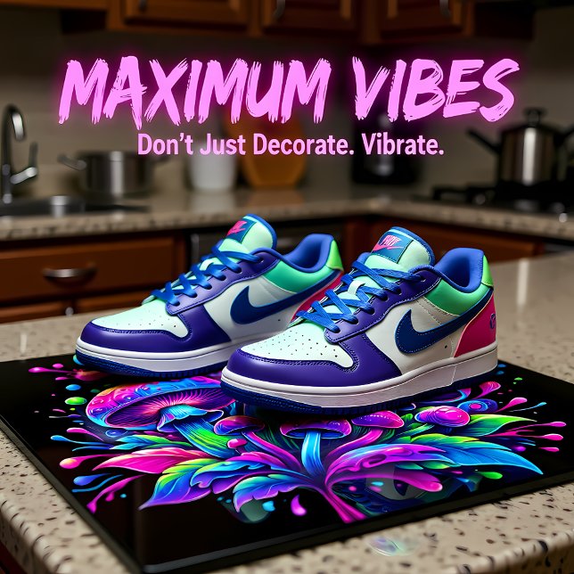 Luminous Mushroom Fantasy Bloom Fliese (Von Creator hochgeladen)