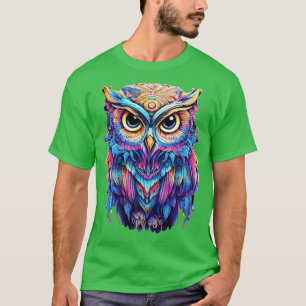 Luminous Nocturne Holographic Eule Pracht 2 T-Shirt