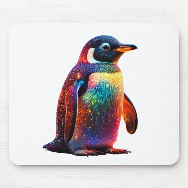 Luminous Penguin Charm Mousepad (Vorne)