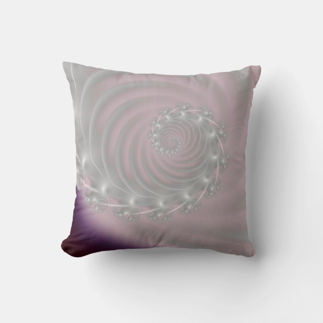 Luminous Sequence Art Throw Kissen (Vorderseite)