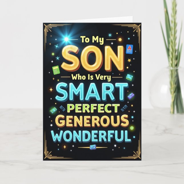 Luminous Sons Lob Karte (Vorderseite)