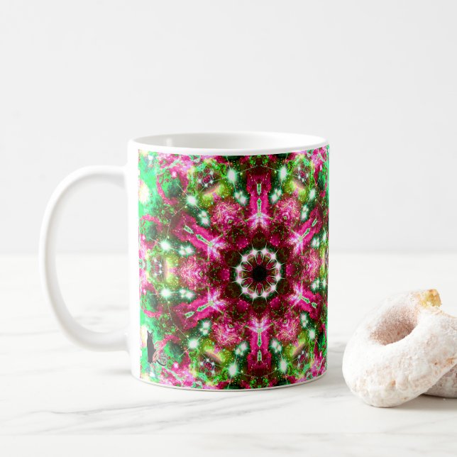 Luminous Stellar Kaleid Kaffeetasse (Mit Donut)