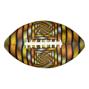 Luminous Tunnel Colorful Trippy Fraktal Graphic Football