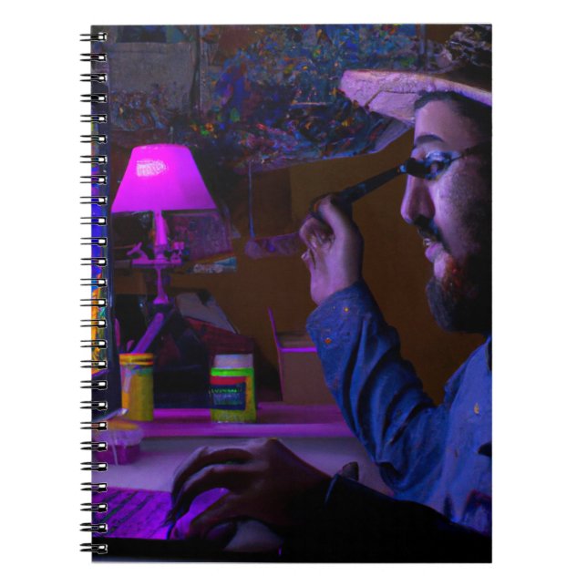 Luminous Whimsy /Artistic Notebook Notizblock (Vorderseite)