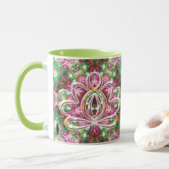 Luminous Zen Lotus Tasse (Mit Donut)