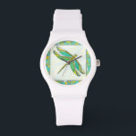 Luminy Pastel Dragonfly von Vanna Lam Armbanduhr<br><div class="desc">Die von Vanna Lam entworfene helle Libelle ist in Pastellfarben gestrichen. Vielleicht findet man es in der Natur nicht so,  aber es ist trotzdem eine atemberaubende Schöpfung. Bestellen Sie noch heute Ihren Ausdruck!</div>