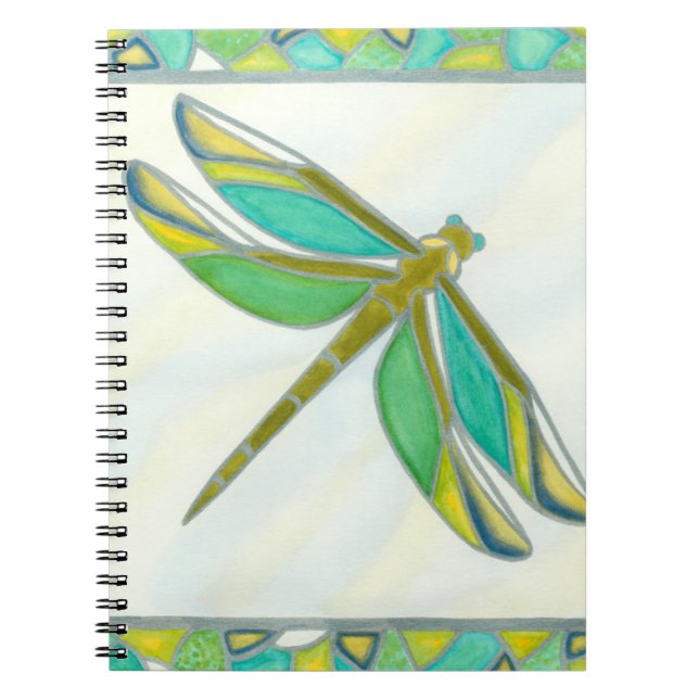 Luminy Pastel Dragonfly von Vanna Lam Notizblock (Vorderseite)