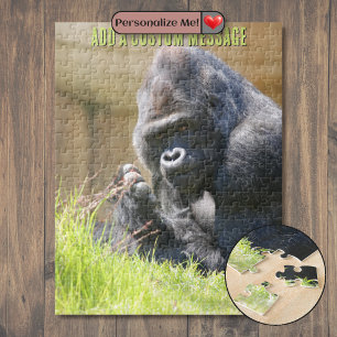 Lümmelnder Gorilla Puzzle