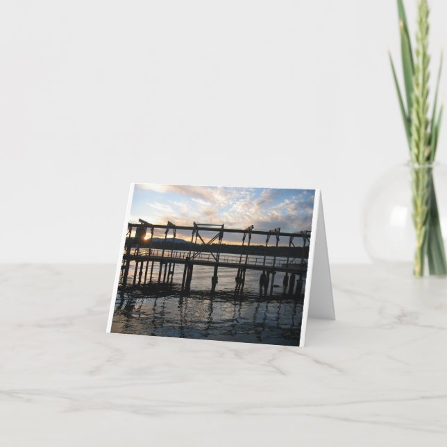 Lummi Insel-Fährüberfahrt Karte (Vorderseite)