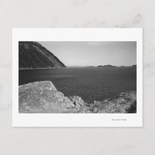 Lummi Island, WA - Aussicht von Lummi Rocks Postkarte