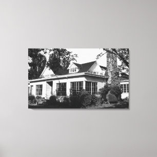 Lummi Island, WA - View Loganita Lodge Fotograf Leinwanddruck