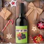 Lump of Coal Weinetikett<br><div class="desc">Lump of Coal Wine Label.  Who wouldn't want this lump of coal in their stocking?  This product is fully customizable and can be transferred on to any other product.  Coordinating products available!</div>