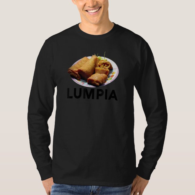 Lumpia Filipino Love Spring Roll Asian Snack Food  T-Shirt (Vorderseite)