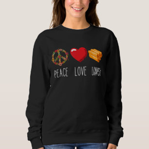 Lumpia Liebe Peace Filipino Frühjahr Roll Pinoy Sweatshirt