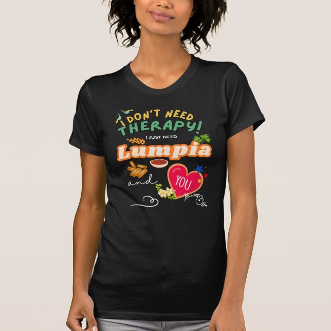 Lumpia-Liebe T-Shirt (Vorderseite)