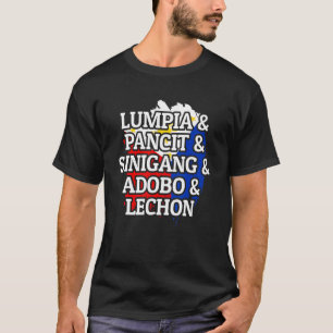Lumpia Panstäda Sinigang Adobo Lechon Philippines T-Shirt