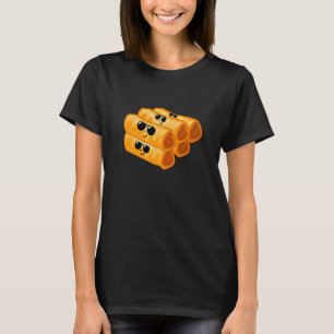 Lumpia-Rollen-Sonnenbrille Filipino Frühlingsrolle T-Shirt