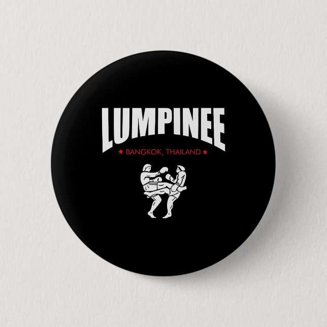 Lumpinee Boxing Stadium Bangkok Thailand Bester Va Button (Vorderseite)