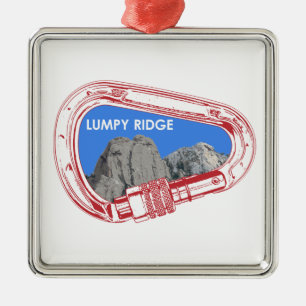 Lumpy Ridge Rock Klettersteig Carabiner Ornament Aus Metall