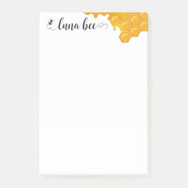 Luna Bee Post-It Notes Klebezettel