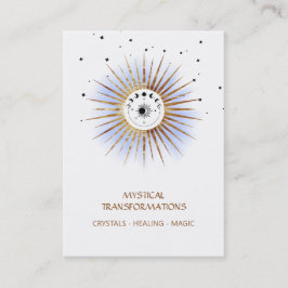 *~* Luna Boho Celestial Lunar Moon Magic Light Visitenkarte