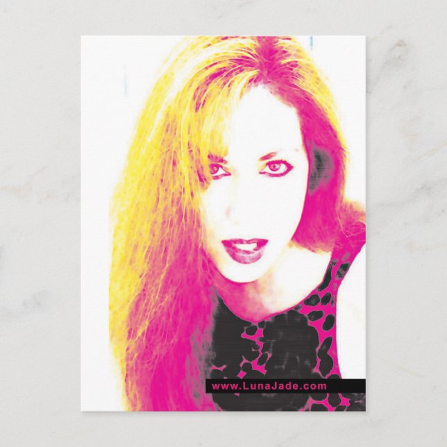 Luna CYMK Postcard Postkarte (Vorderseite)