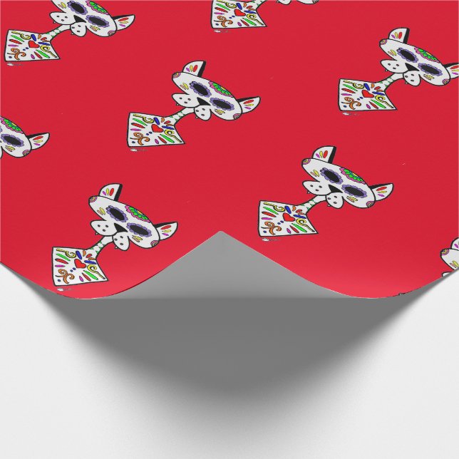 Luna das Katzen-Umschlagpapier Geschenkpapier (Ecke)