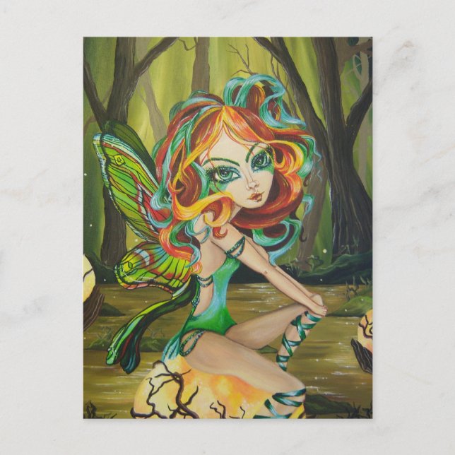 Luna Fairy Postcard Postkarte (Vorderseite)