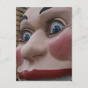 Luna-Gesicht Postkarte