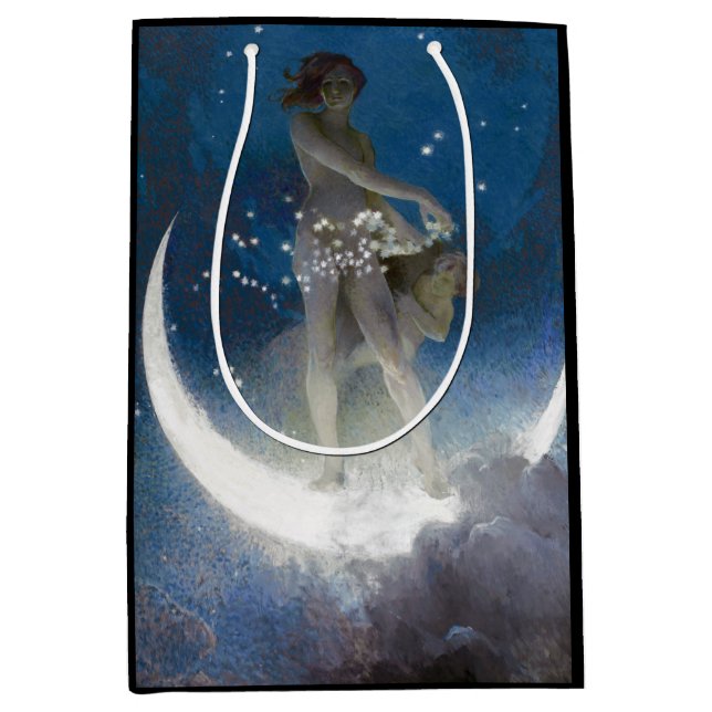 Luna Goddess auf den Nachts-Scattering Stars Mittlere Geschenktüte (Vorderseite)