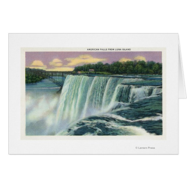Luna Island View of American Falls (Vorderseite (Horizontal))