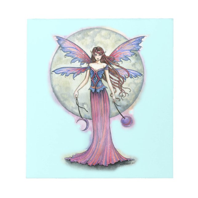 Luna Jewel Fairy Notepad Notizblock (Vorderseite)