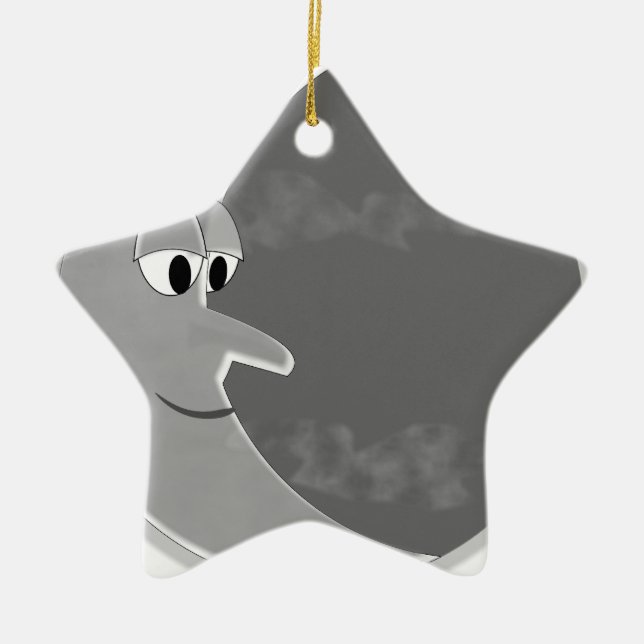 Luna Keramik Ornament (Vorne)