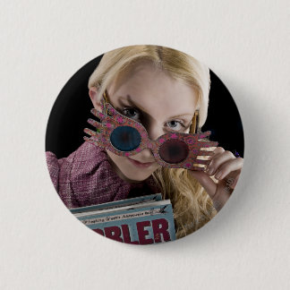 Luna Lovegood Flüchtige Blicke über Brillen Button