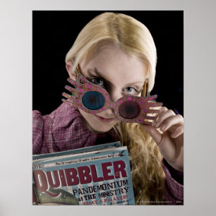 Luna Lovegood Flüchtige Blicke über Brillen Poster