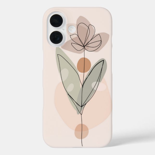 Luna Mirage - Crystal Clear Aesthetic Mobile Case (Rückseite)