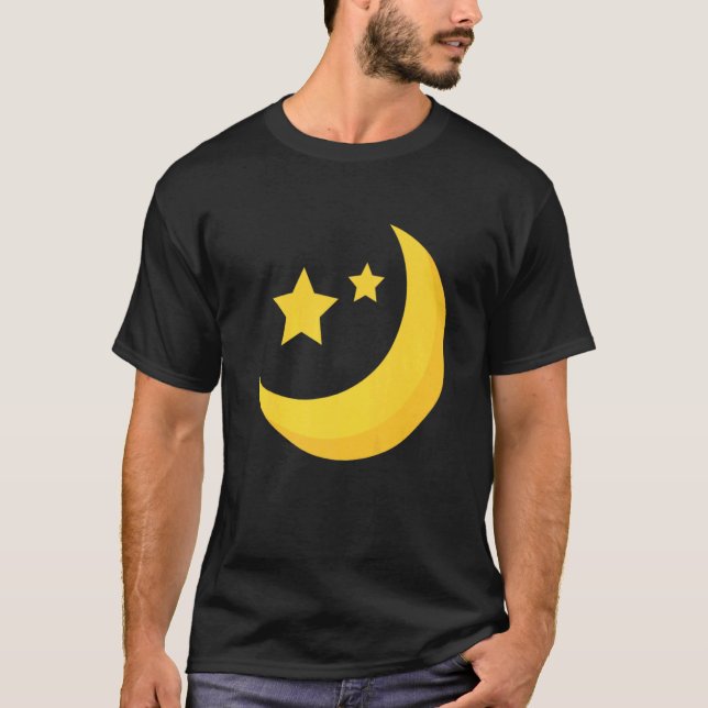 Luna Moon Face Tarot Astrologie T-Shirt (Vorderseite)