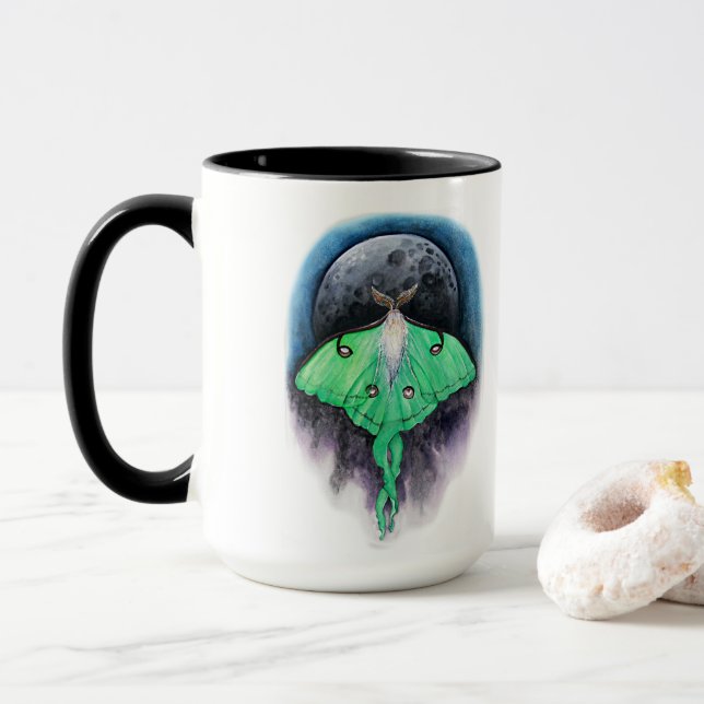 Luna Moon Moth Tasse (Mit Donut)