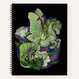 Luna Moonduster Moth Fairy Horse Notizbuch