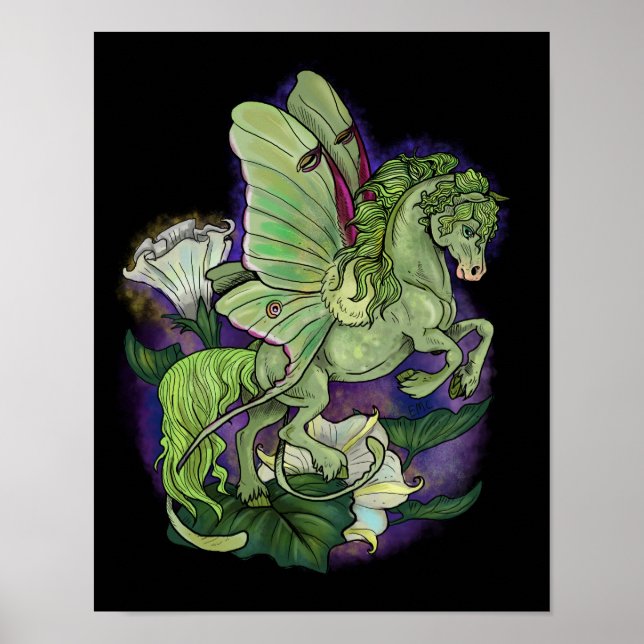 Luna Moonduster Moth Fairy Horse Poster (Vorne)