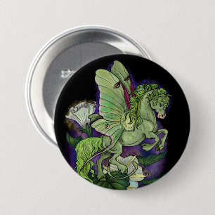 Luna Moonduster Moth Fairy Horst Button