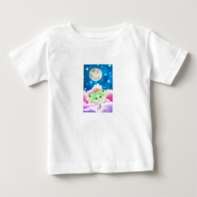 Luna Moth Baby T-shirt (Vorderseite)