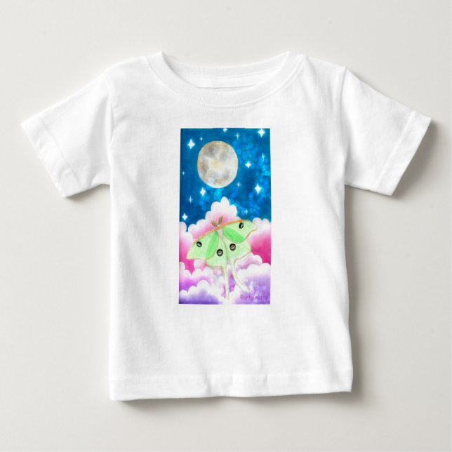 Luna Moth Baby T-shirt (Vorderseite)