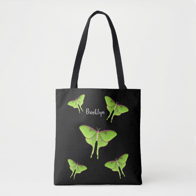 Luna Moth cartoon illustration  (Vorderseite)