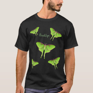 Luna Moth Cartoon Illustration T-Shirt