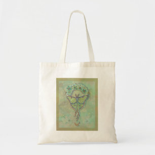 Luna moth design von Renee Lavoie Tragetasche